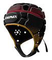 IMPACT Fade Black - Red - Gold Headguard : Click for more info.